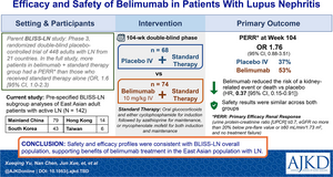 Efficacy and Safety of Belimumab in Patients With Lupus Nephritis