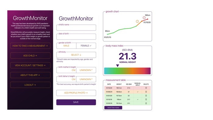GrowthMonitor smartphone app