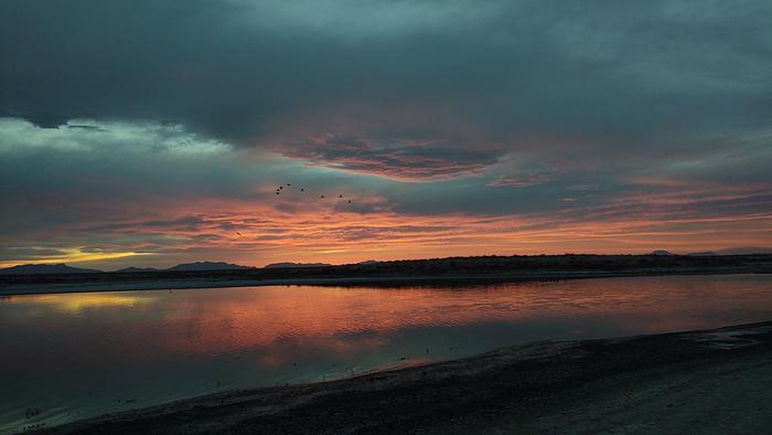 Holloman sunset with Ibis