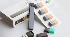 A JUUL e-cigarette