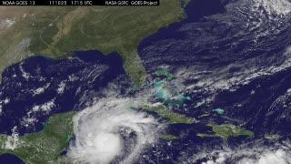 Tropical Storm Rina Near Mexico's Yucatan Peninsula