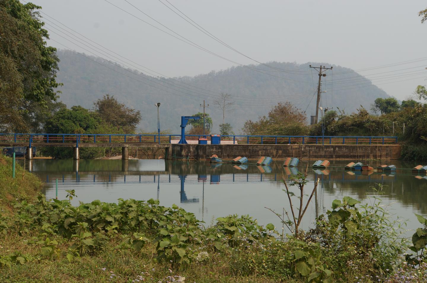 Small Dam on the Mekong River