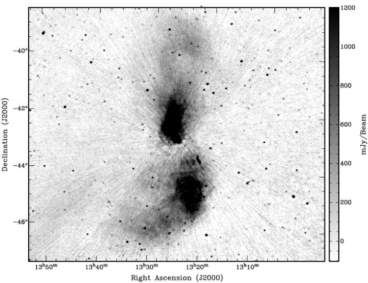Centaurus A Observed at 154 MHz