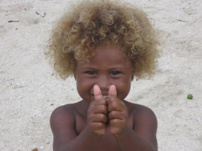 Blonde Solomon Islander