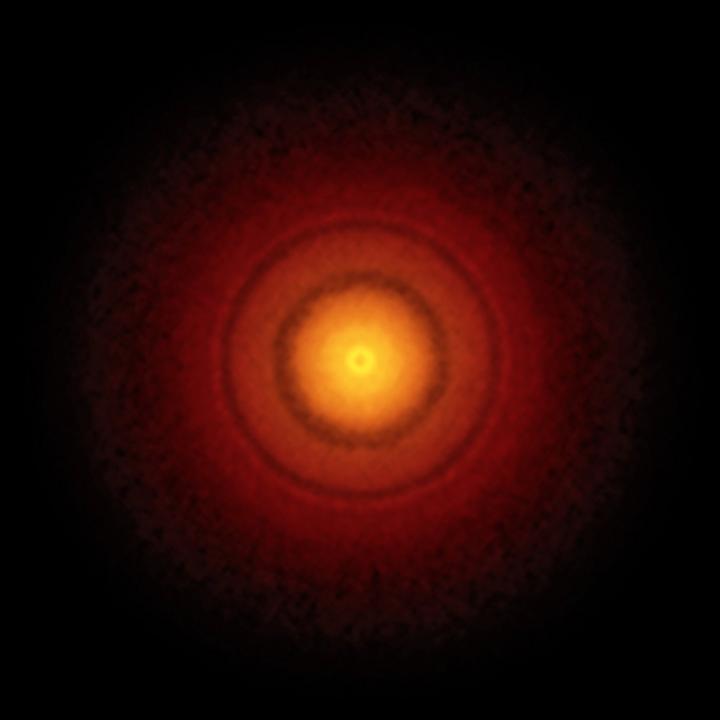 ALMA Image of the Disc around the Young Star TW Hydrae