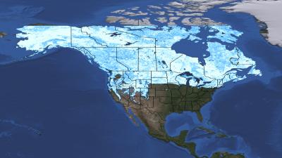 Snow Cover Map for March 3, 2011