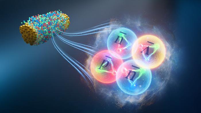 Antihyperhydrogen-4 created in a heavy-ion collision