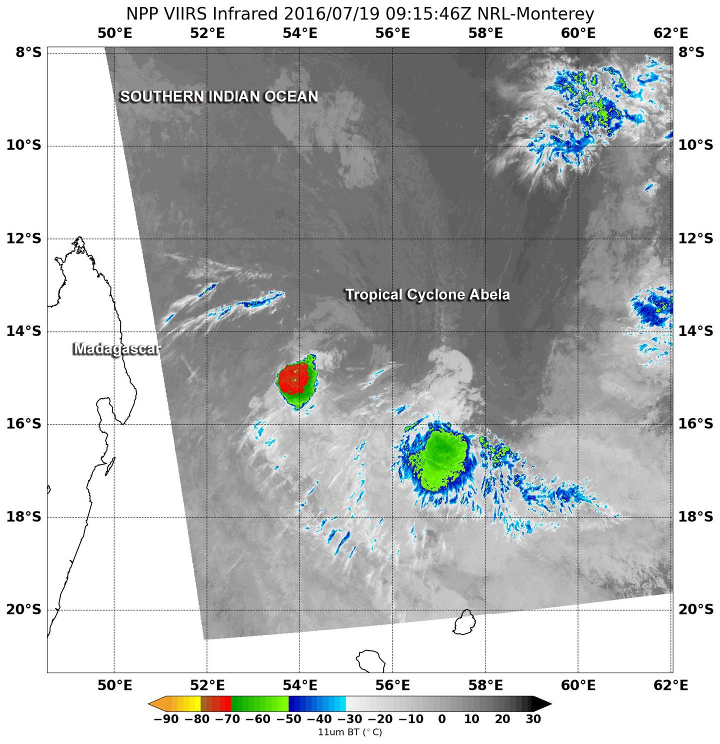Suomi NPP Image of Abela