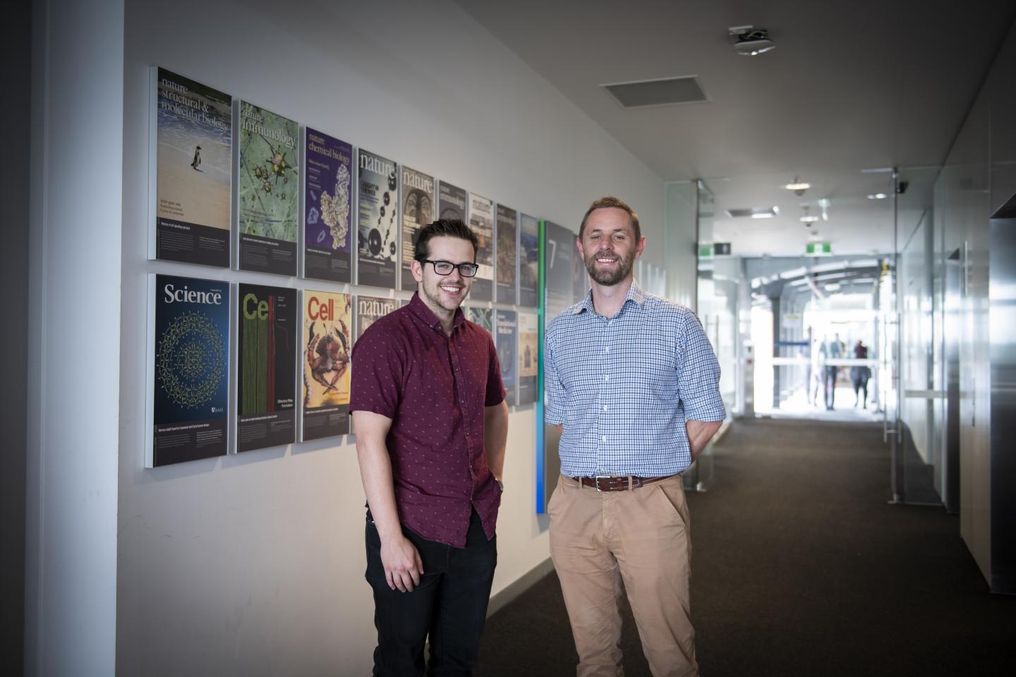 Mr Jonathan Bernardini and Associate Professor Grant Dewson, Walter and Eliza Hall Institute
