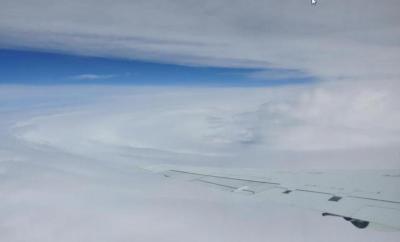 Photo of Hurricane Karl from NASA's DC-8