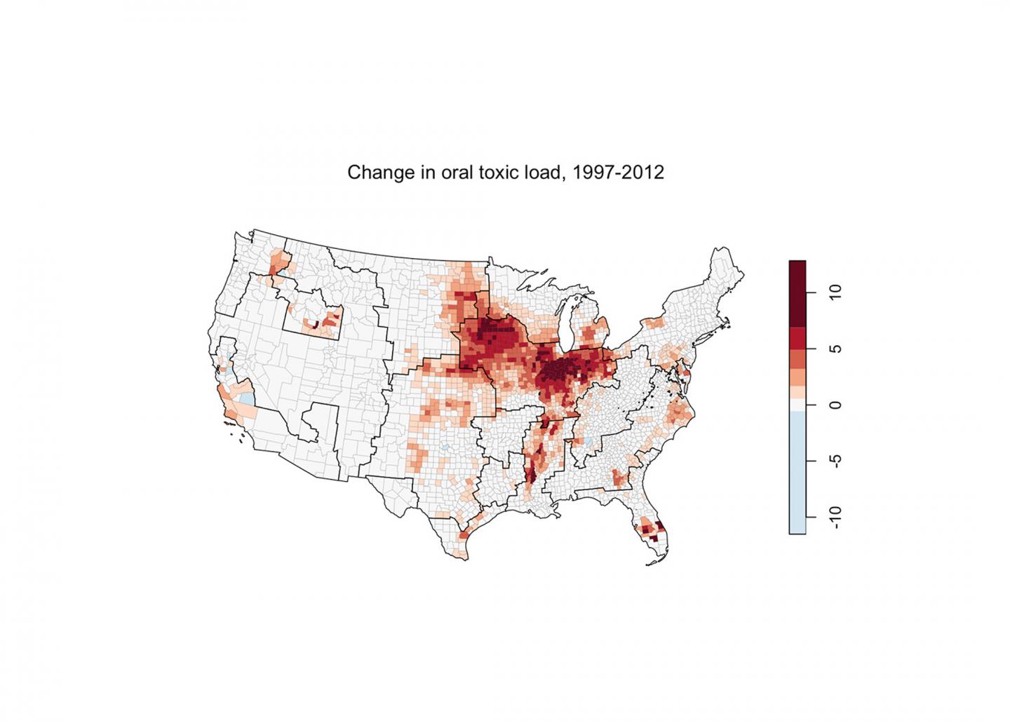 Change in Bee Toxic Load