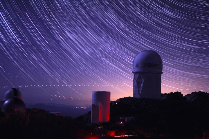 Star Trails at the Mayall Telescope