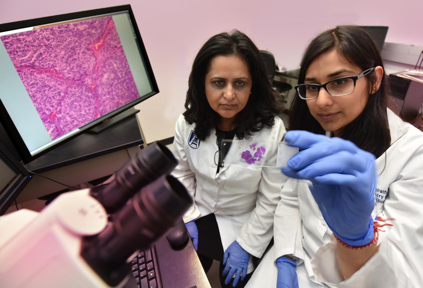 Drs. Sharanjot Saini (left) and Divya Bhagirath