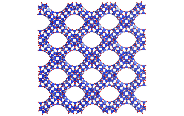 Image of the structure of ZEO-3, a new extra-large pore silica zeolite. / ICMM-CSIC