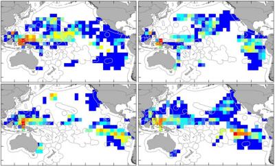 GPS Traffic Maps Show Relative Interactions between Turtles and Longline Fisheries in Space and Time