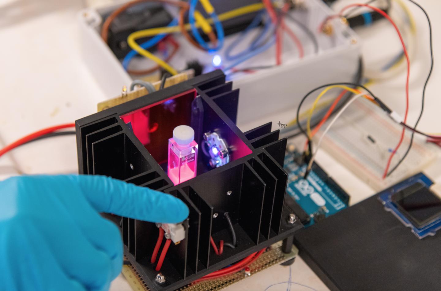 The Prototype Device Used with SION-105 to Detect Fluoride Anions in Drinking Water