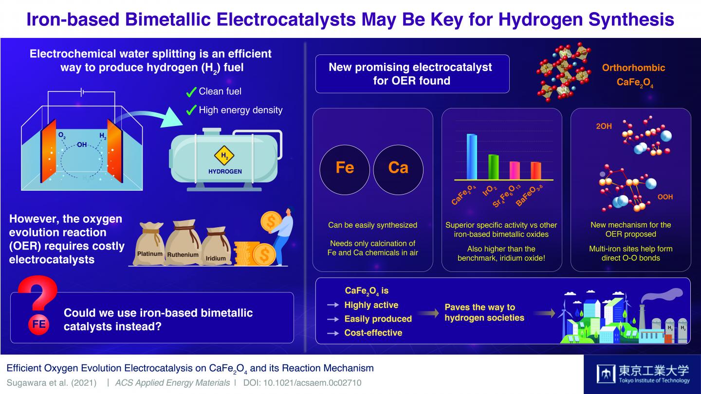 Figure 1 Schematic illustration of iron-based bimetallic electrocatalysts