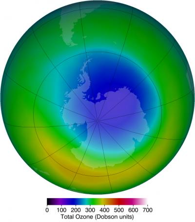 Ozone Hole in October 2013