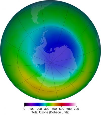 Ozone Hole in October 2013