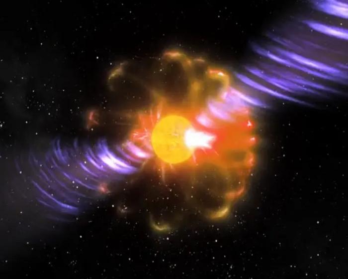 Magnetar animation