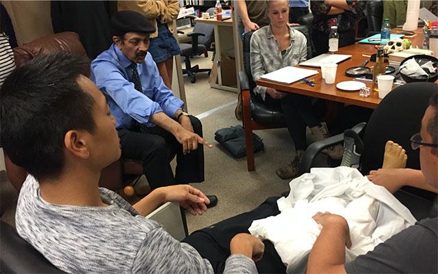 V.S. Ramachandran with Albert Lin, University of California San Diego