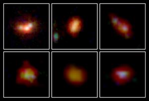 JWST infrared images of 6 galaxies