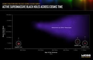 Early black holes chart