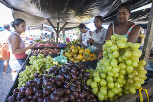 Food diversity is available in many markets