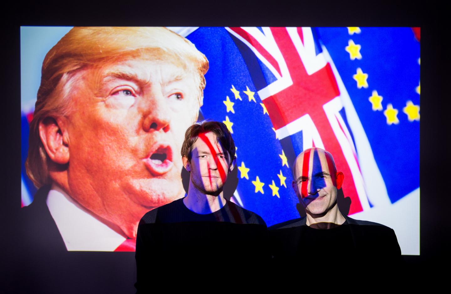 Paul J Maher (L) and Dr Eric R Igou of University of Limerick, Ireland