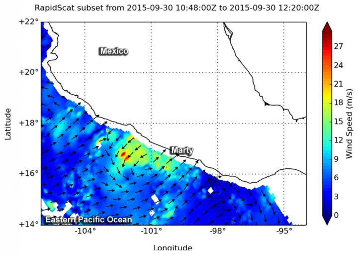 RapidSat Image of Joaquin