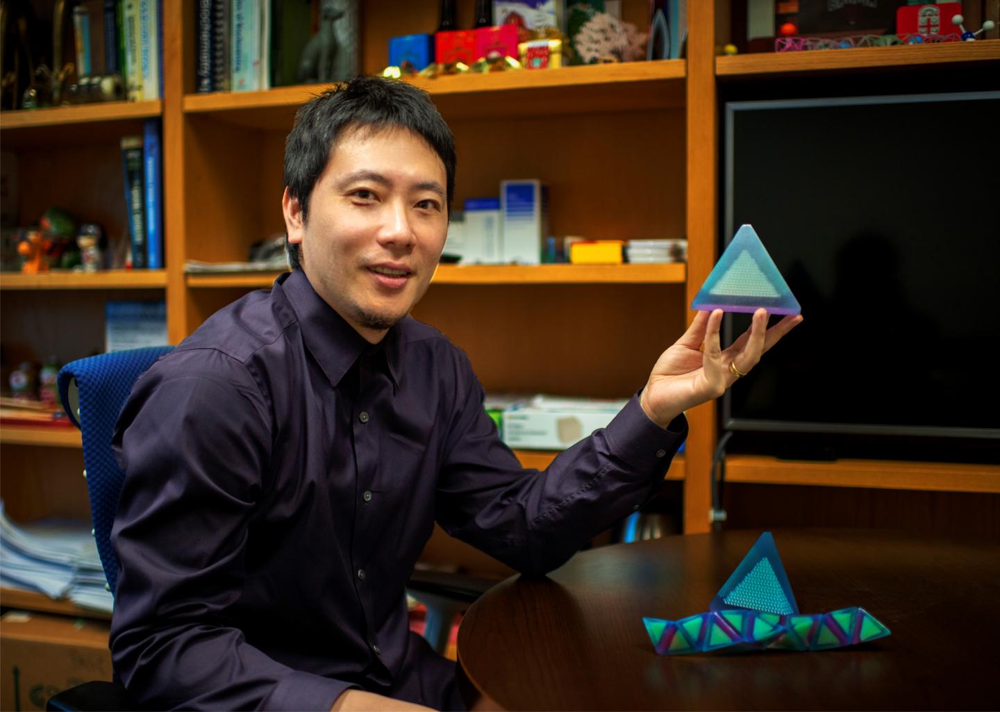 Pyramid-Shaped Building Blocks