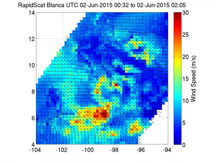 RapidScat Image of Blanca