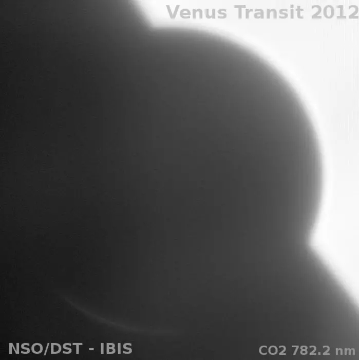 Venus solar transit in June 2012 observed with Dunn Solar Telescope