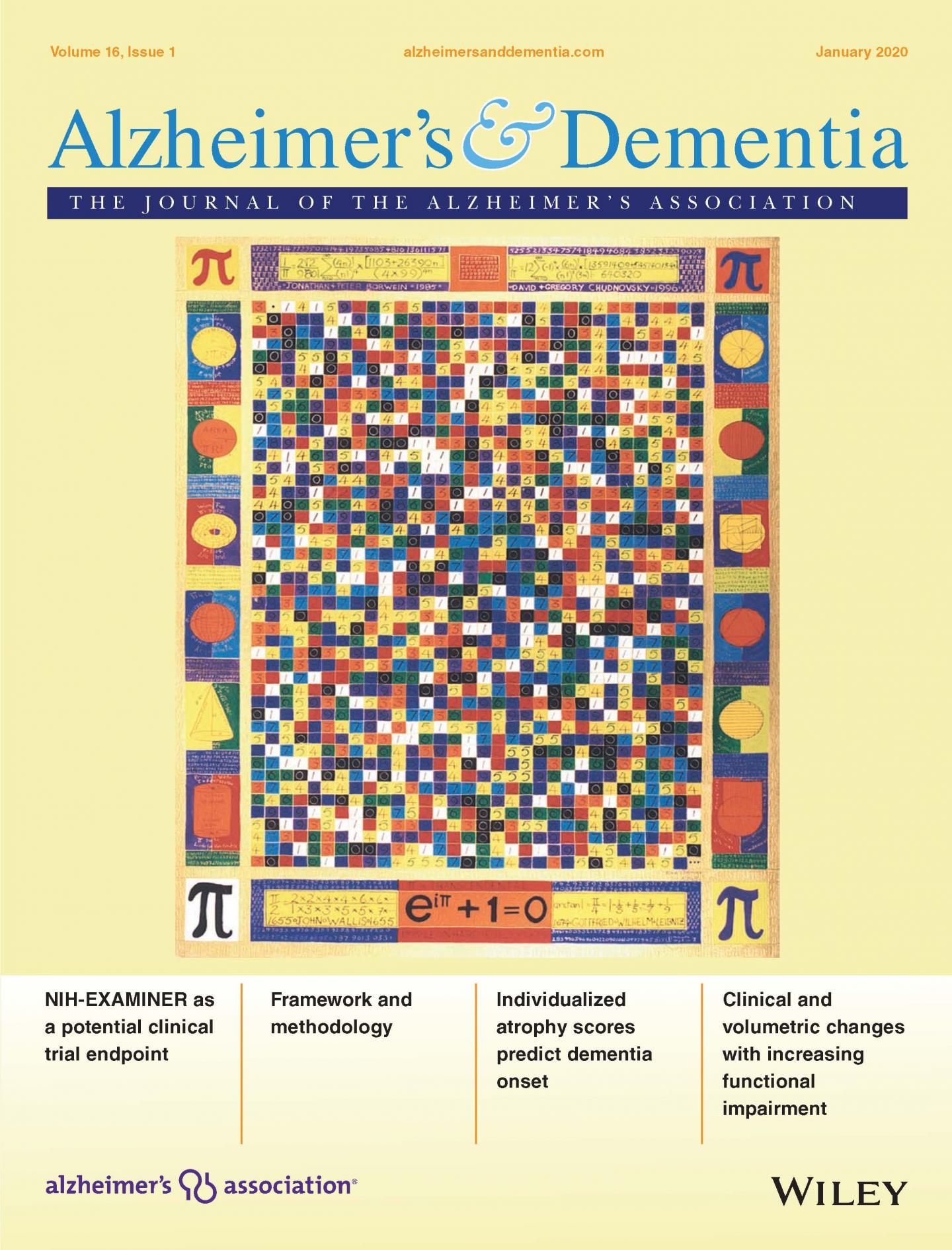 Alzheimer's & Dementia: The Journal of the Alzheimer's Association January 2020 Issue