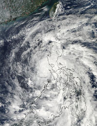 NASA Visible image of  Tropical Storm Son-Tingh