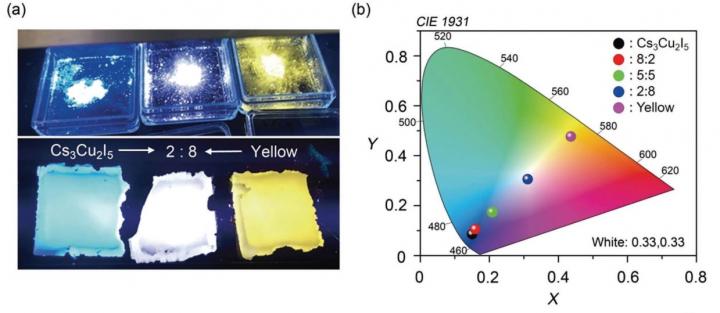 Fabrication of a White Photoluminescent Film