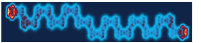 Spin chain STM image