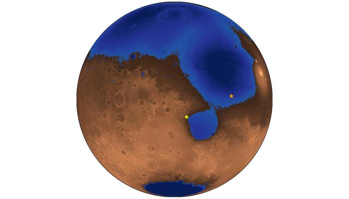 An ancient ocean on Mars