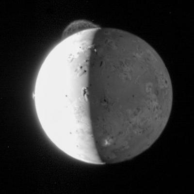 Giant Plume from Io's Tvashtar Volcano