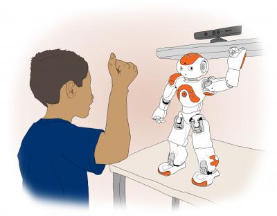 Child and Nao Robot