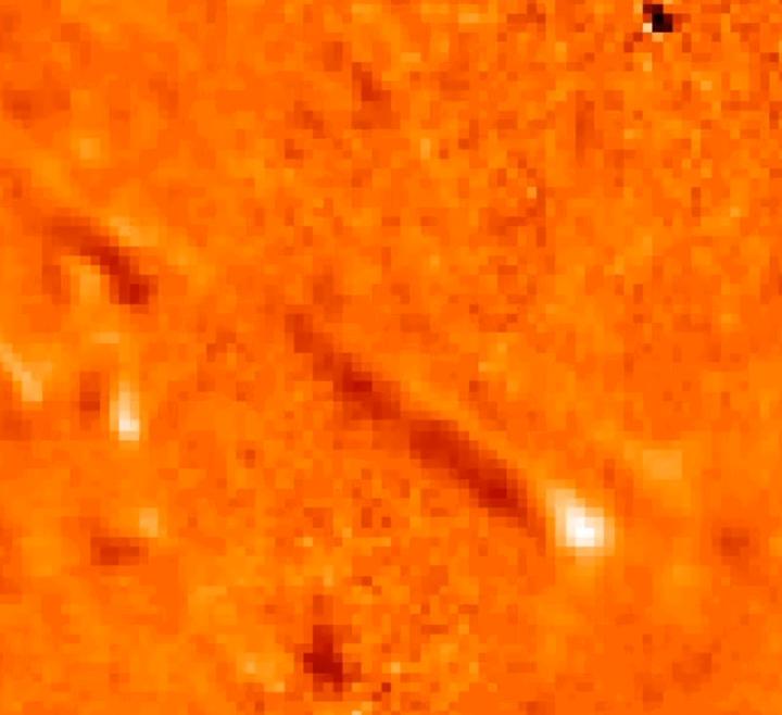 Observation of 'Tadpole' Jet 