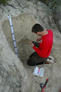 Smithsonian Scientist Ben Turner Excavates Jurien Dunes Soil Profile