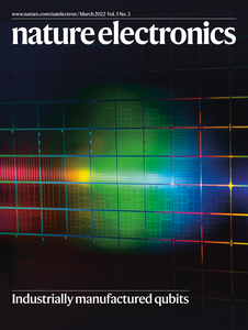 Cover of Nature Electonics issue March 2022