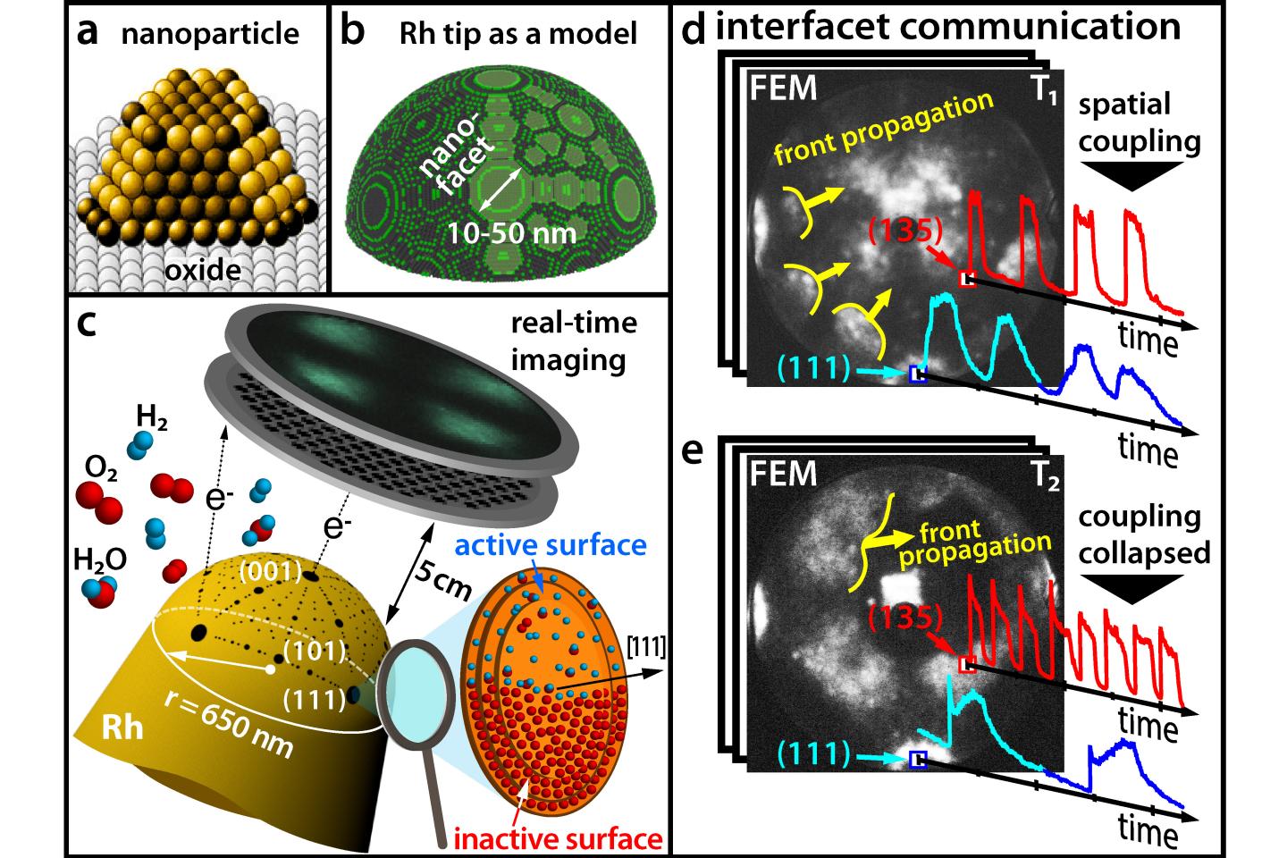 Nanoparticles and chemical waves