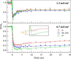 Magnetization dynamics induced by femtosecond XUV pulses