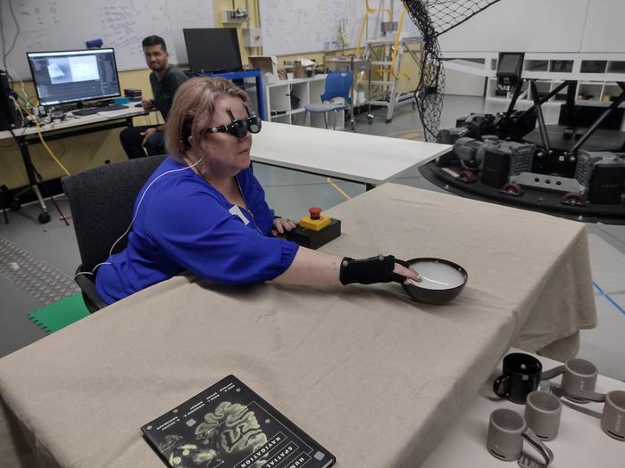 An investigation into the effectiveness of using acoustic touch to assist people who are blind