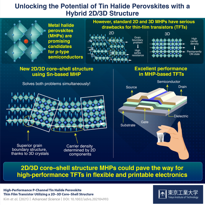 Unlocking the Potential of Tin Halide Perovskites with a Hybrid 2D/3D Structure