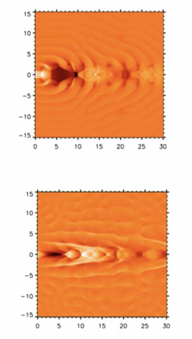 Pulses travelling along galaxy jets