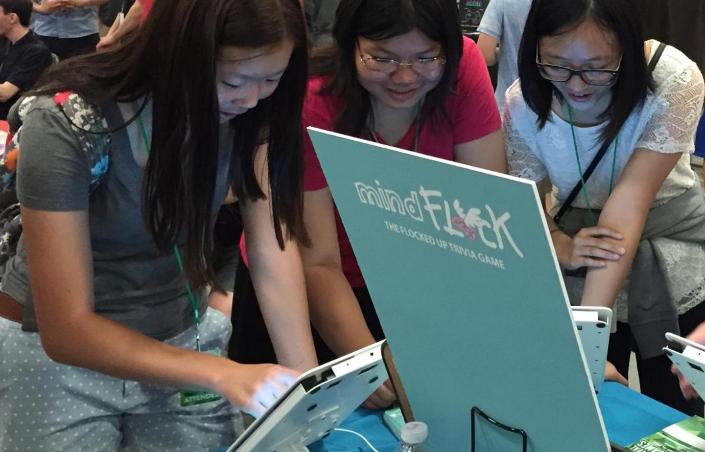 College Students Playing Trivia Game Created to Teach Bystander Intervention Skills