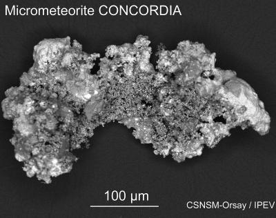 Micrometeorite CONCORDIA